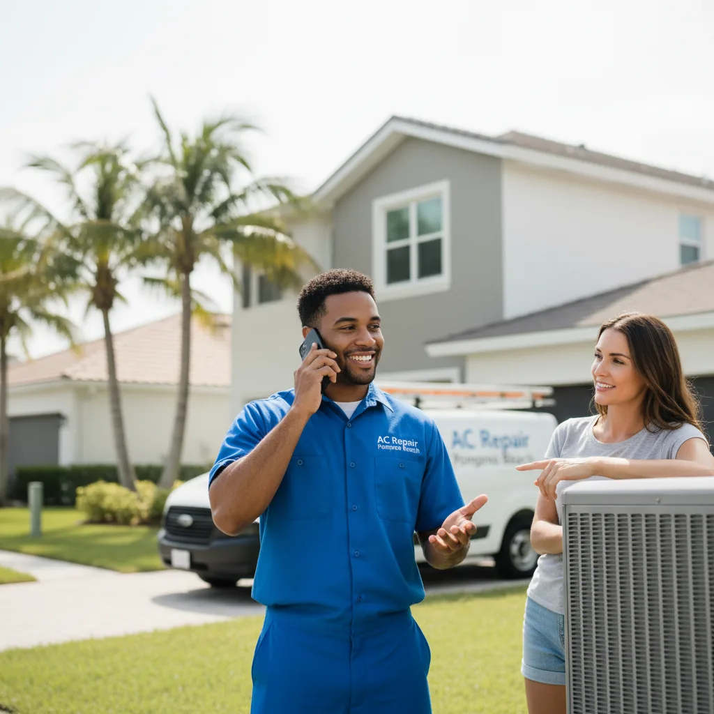 AC Repair Pompano Beach customer support in Forestdale